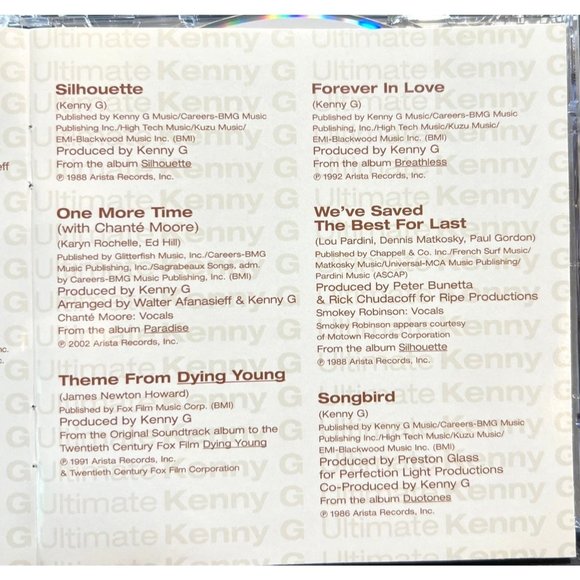Ultimate Kenny G CD - Picture 6 of 12